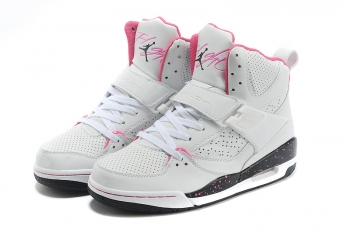 basket jordan femme blanc et rose