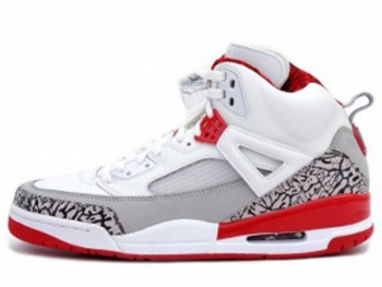 jordan spizike blanche et rouge